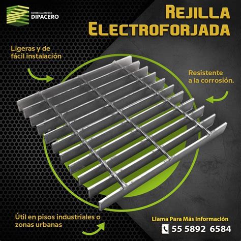 rejillas electroforjadas metales